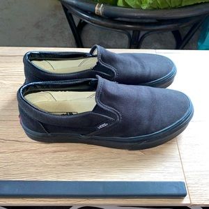 Black Slip on Vans